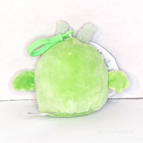 TOVE 🦋 Mint Green Moth Man w Flower Crown Clip Original Squishmallow ☆》NWT《☆ - Picture 6 of 7